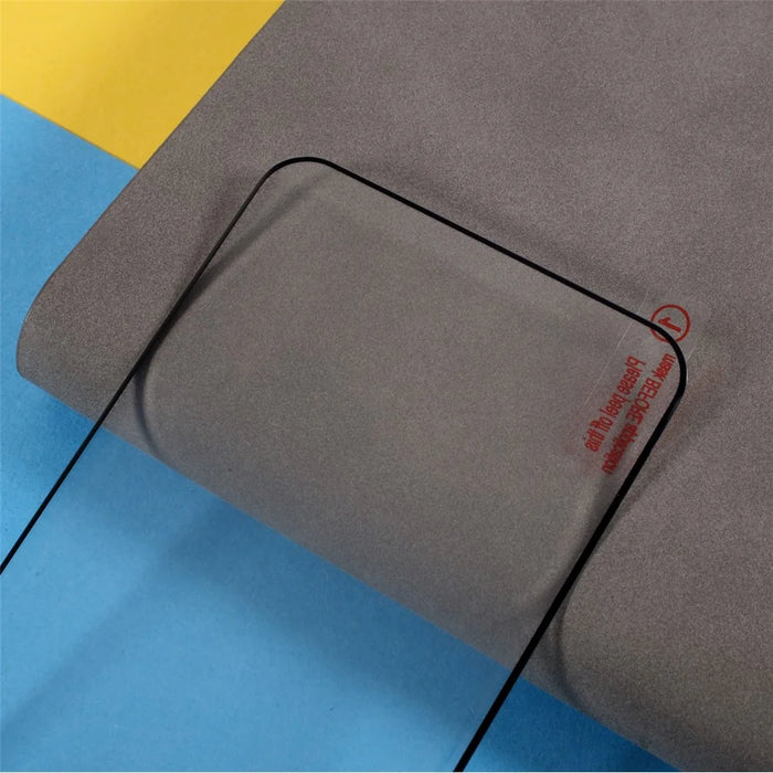 Full Screen Coverage Silk Printing Tempered Glass Film Screen Protector Support Fingerprint Unlock  for OnePlus 9 Pro / 10 Pro [Full Glue] - 4