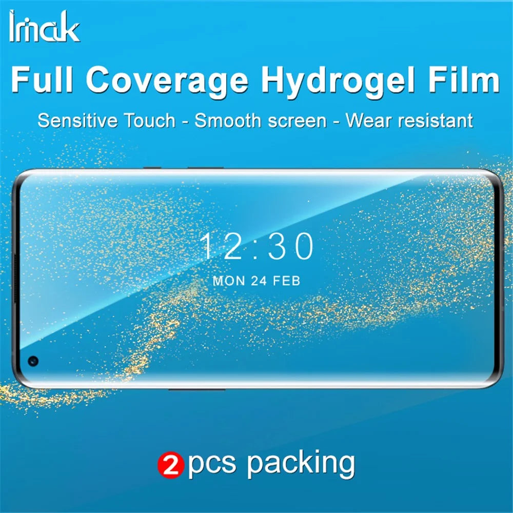 IMAK 2Pcs/Set TPU Hydrogel Film III Full Coverage Films Anti-Scratch HD Screen Protector for OnePlus 9 Pro/10 Pro - 7