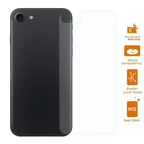 0.3mm Tempered Glass Back Cover Film for iPhone SE (2020)/SE (2022)/8/7 4.7 inch 4.7 Arc Edge - 1
