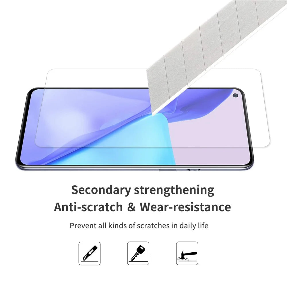 ENKAY HAT PRINCE 0.26mm 9H 2.5D Arc Edges Tempered Glass Protector Film Guard Cover for OnePlus 9 (EU / US / CN / IN Version) / 9R - 2
