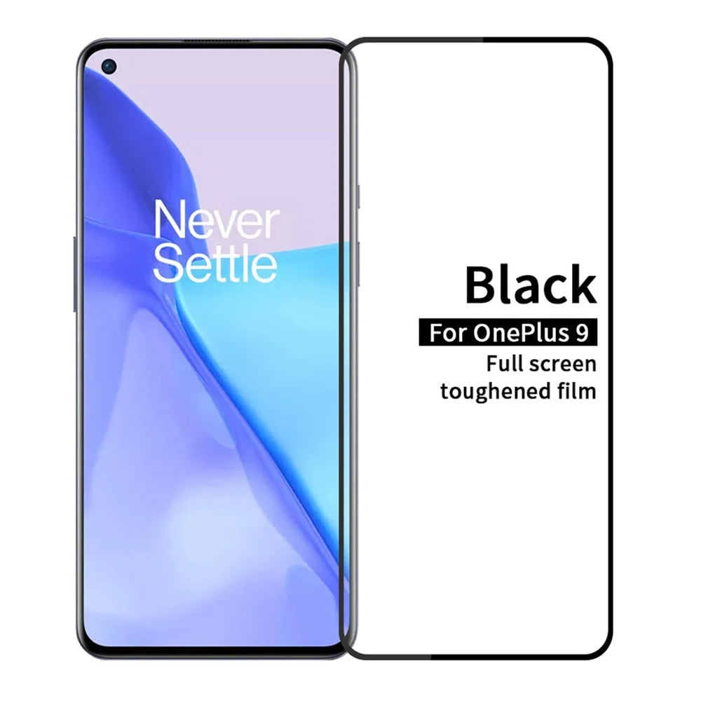 MOFI [Full Glue] Shatterproof Tempered Glass Screen Protector Full Coverage Film for OnePlus 9 - 1