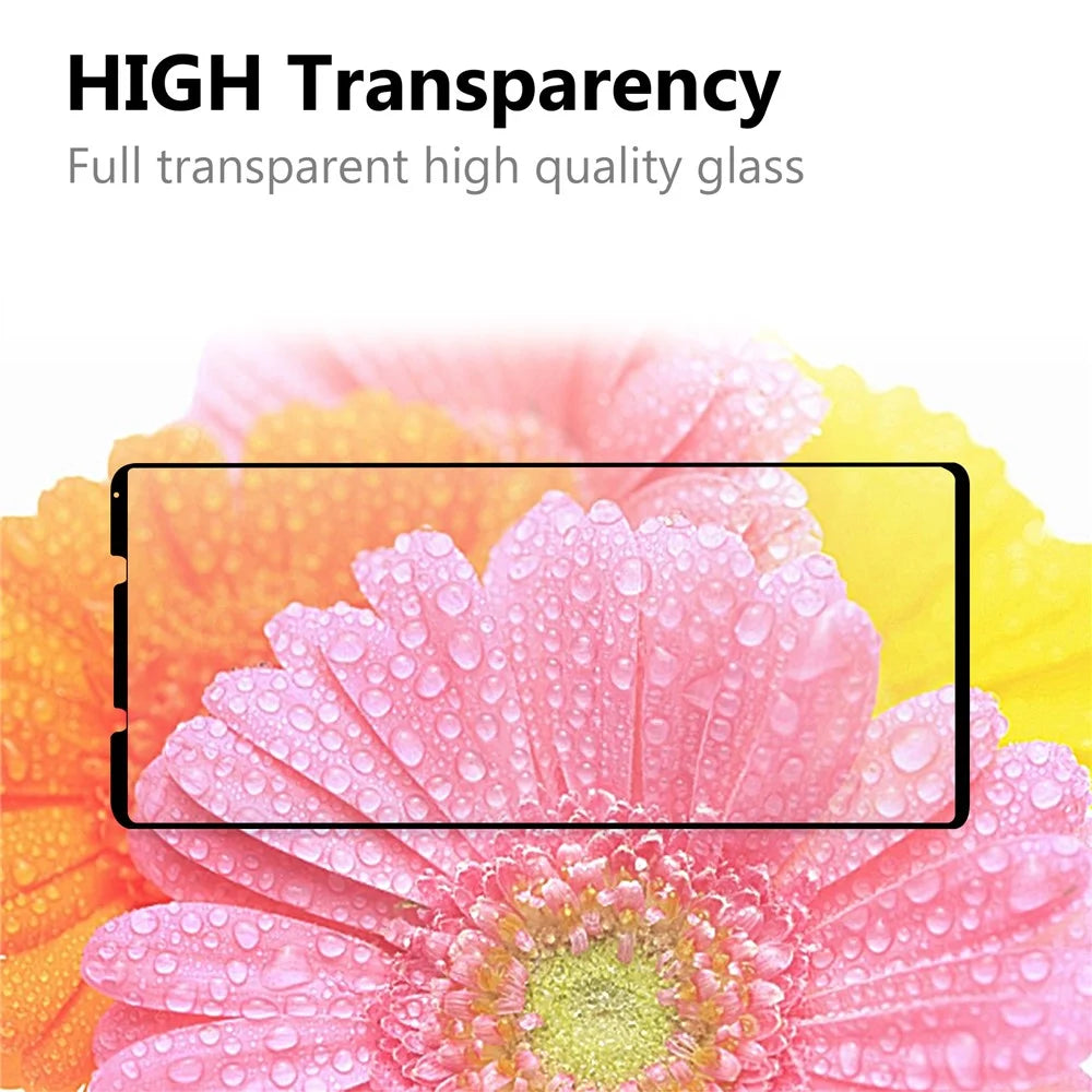 Anti-Explosion Ultra Clear Tempered Glass Film Black Edges Full Glue Screen Protector for Sony Xperia 1 III 5G - 5