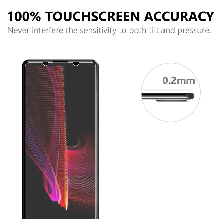 Ultra Clear 2.5D 9H Arc Edge Anti-Burst Tempered Glass Guard Screen Protector for Sony Xperia 1 III 5G - 7