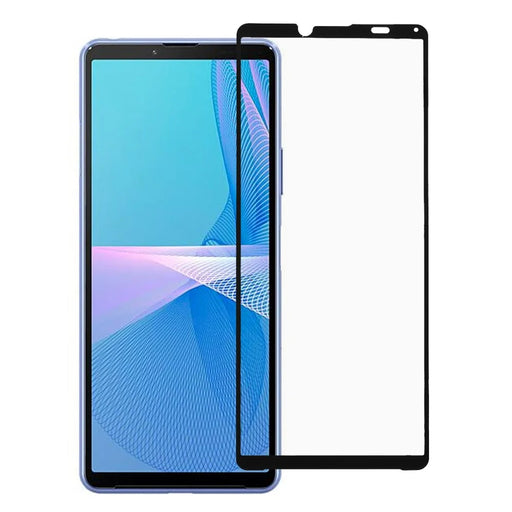 RURIHAI Full Glue Ultra Thin 0.26mm 2.5D Solid Defense Tempered Glass Screen Protector for Sony Xperia 10 III 5G - 1