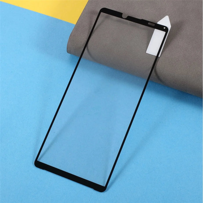 RURIHAI Full Glue Ultra Thin 0.26mm 2.5D Solid Defense Tempered Glass Screen Protector for Sony Xperia 10 III 5G - 3