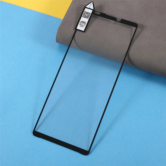 RURIHAI Full Glue Ultra Thin 0.26mm 2.5D Solid Defense Tempered Glass Screen Protector for Sony Xperia 10 III 5G - 6
