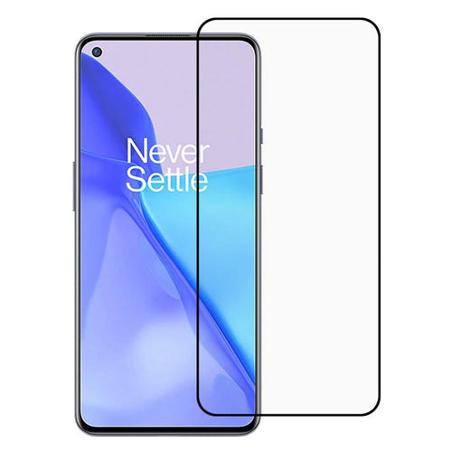 RURIHAI Ultra Thin 0.26mm 2.5D Black Edge Tempered Glass Screen Protector [Full Glue] for OnePlus 9 - 1