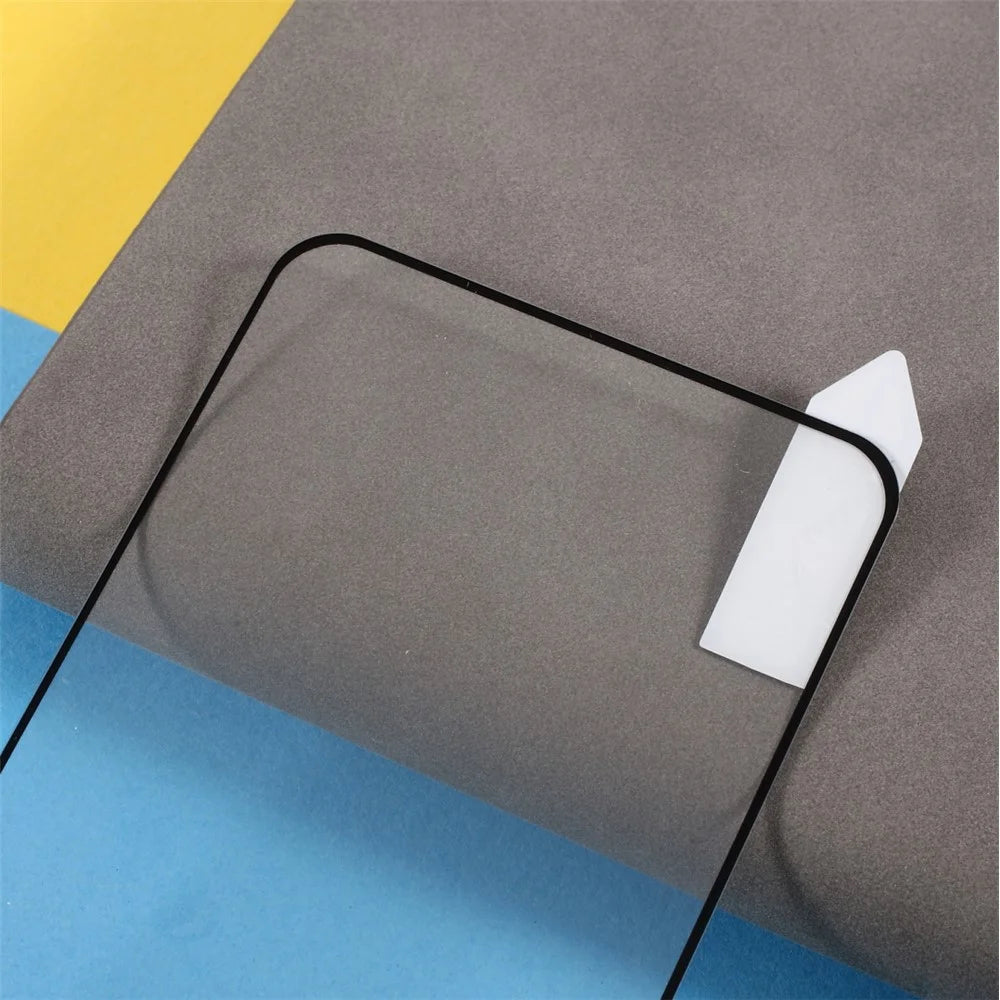 RURIHAI Ultra Thin 0.26mm 2.5D Black Edge Tempered Glass Screen Protector [Full Glue] for OnePlus 9 - 4