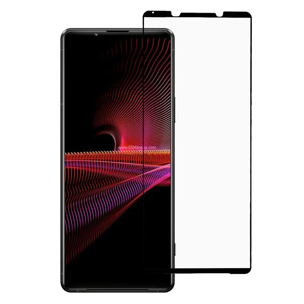 RURIHAI Ultra Thin 0.26mm 2.5D Solid Defense Tempered Glass Screen Protector [Full Glue] for Sony Xperia 1 III 5G - 1