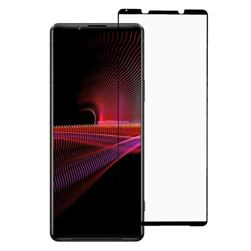 RURIHAI Ultra Thin 0.26mm 2.5D Solid Defense Tempered Glass Screen Protector [Full Glue] for Sony Xperia 1 III 5G - 1