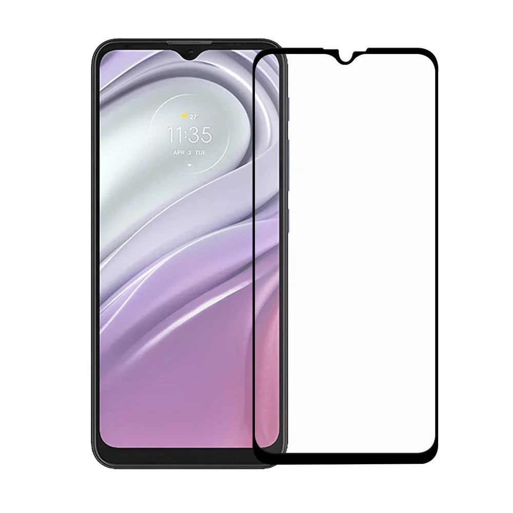 Full Screen Anti-fingerprint Tempered Glass Screen Protector Film Guard (Full Glue) for Motorola Moto G20 - 1