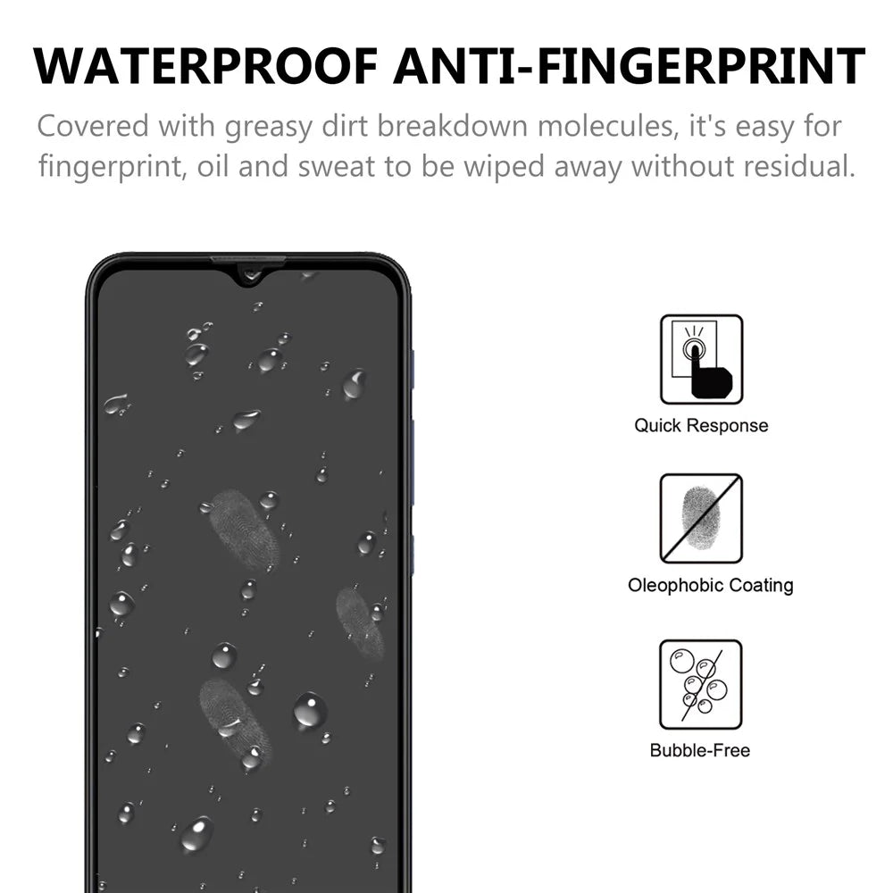 Full Screen Anti-fingerprint Tempered Glass Screen Protector Film Guard (Full Glue) for Motorola Moto G20 - 4
