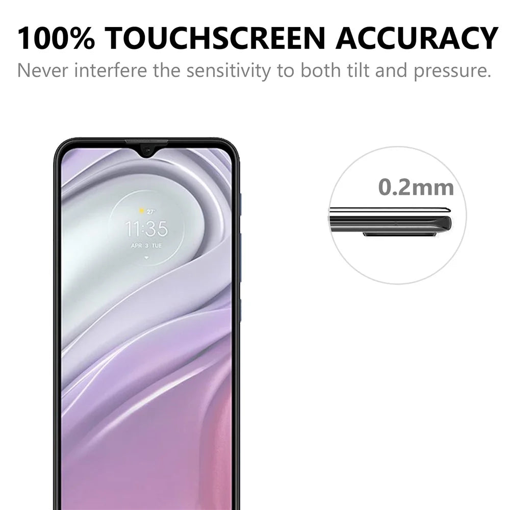 Full Screen Anti-fingerprint Tempered Glass Screen Protector Film Guard (Full Glue) for Motorola Moto G20 - 6