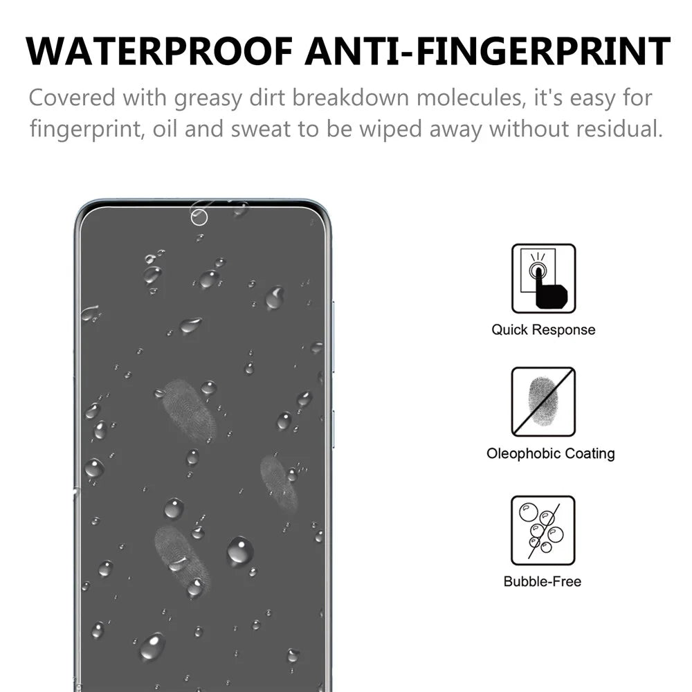 For Samsung Galaxy S21 FE 5G Anti-explosion 2.5D 9H Arc Edge Tempered Glass Guard Ultra Clear Screen Protector - 4