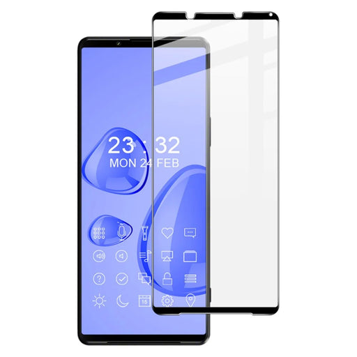 IMAK Complete Covering Ultra Clear Tempered Glass Screen Protector Film Guard for Sony Xperia 1 III 5G - 1