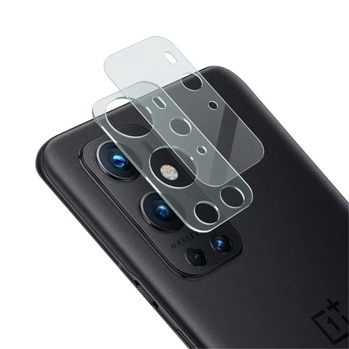 IMAK High Definition Anti-Scratch Tempered Glass Camera Lens Film + Lens Cap for OnePlus 9 Pro 5G - 1