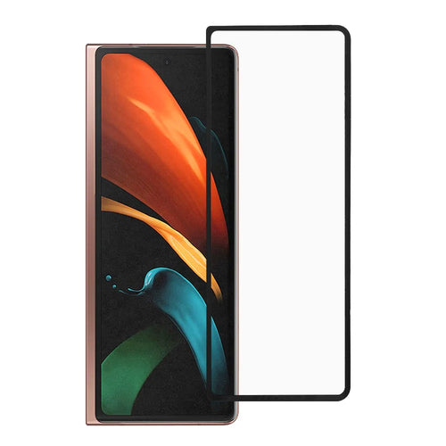 RURIHAI 3D Curved Full Screen Covering [Side Glue] Tempered Glass Screen Protector for Samsung Galaxy Z Fold2 5G - 1