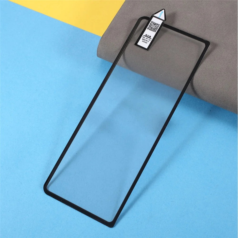 RURIHAI 3D Curved Full Screen Covering [Side Glue] Tempered Glass Screen Protector for Samsung Galaxy Z Fold2 5G - 6