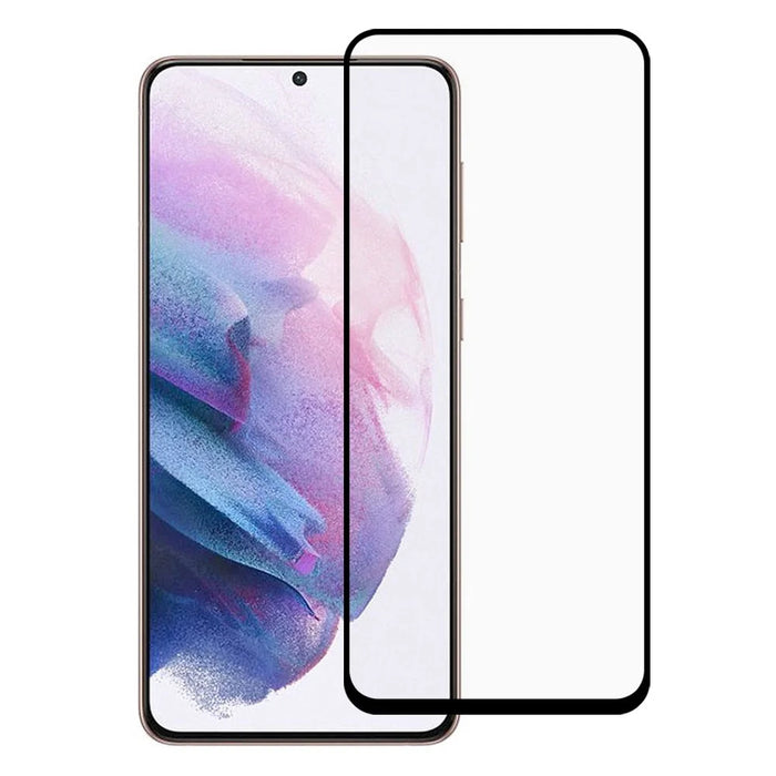 9D Full Glue Silk Printing Complete Coverage Tempered Glass Screen Protector Film for Samsung Galaxy S21 FE - 1