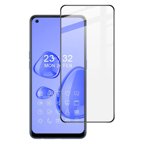 IMAK Pro+ Series Anti-explosion Full Screen Coverage Tempered Glass Screen Protector for Oppo F19 / Oppo A74 4G - 1