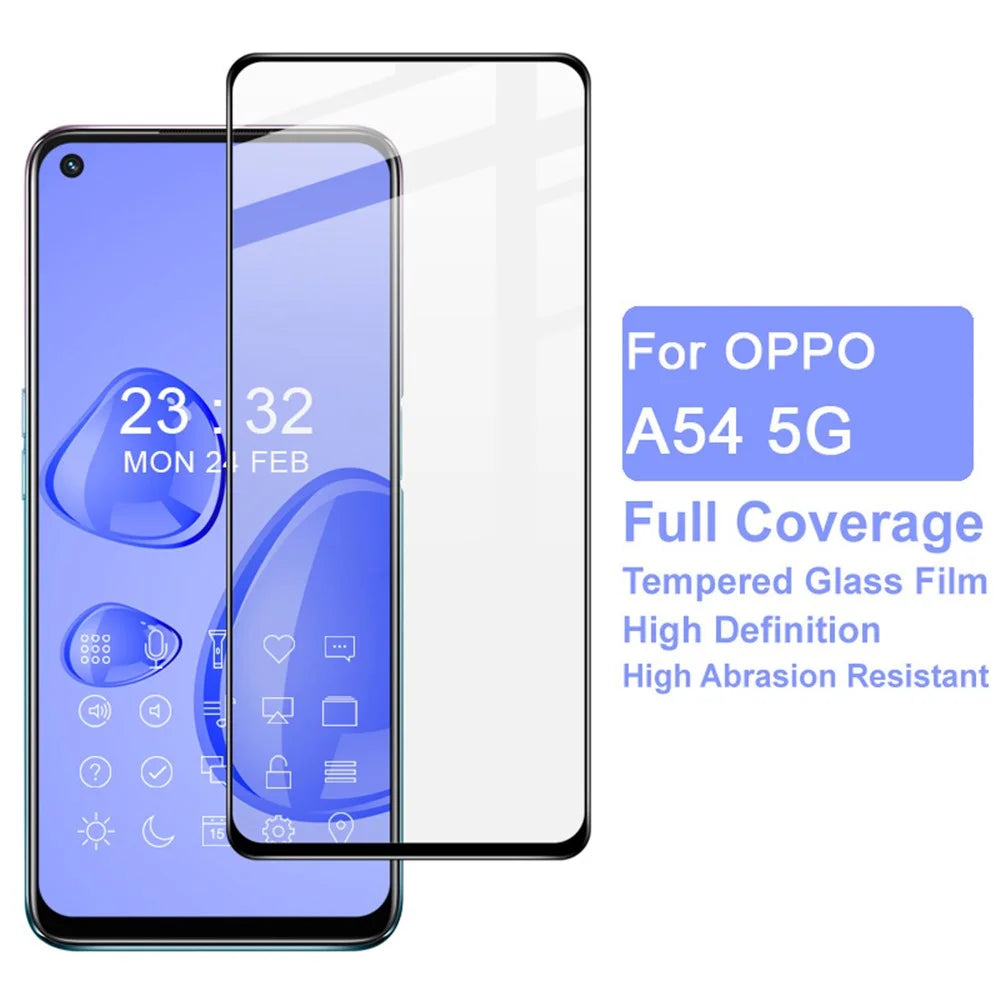 IMAK Pro+ Series Anti-explosion Full Screen Coverage Tempered Glass Screen Protector for Oppo A54 5G - 2