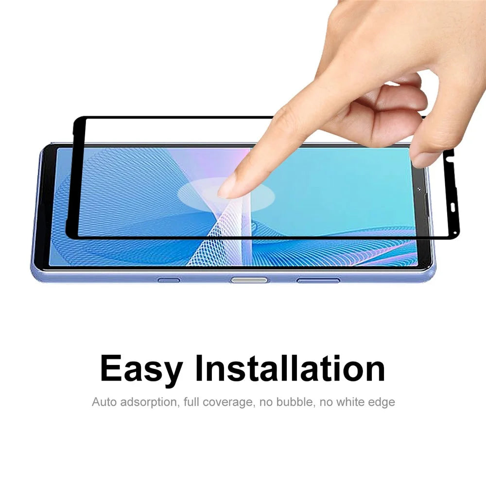 HAT PRINCE Ultra Clear 0.26mm 9H Anti-explosion Tempered Glass Screen Protector (Full Glue) for Sony Xperia 10 III 5G - 6