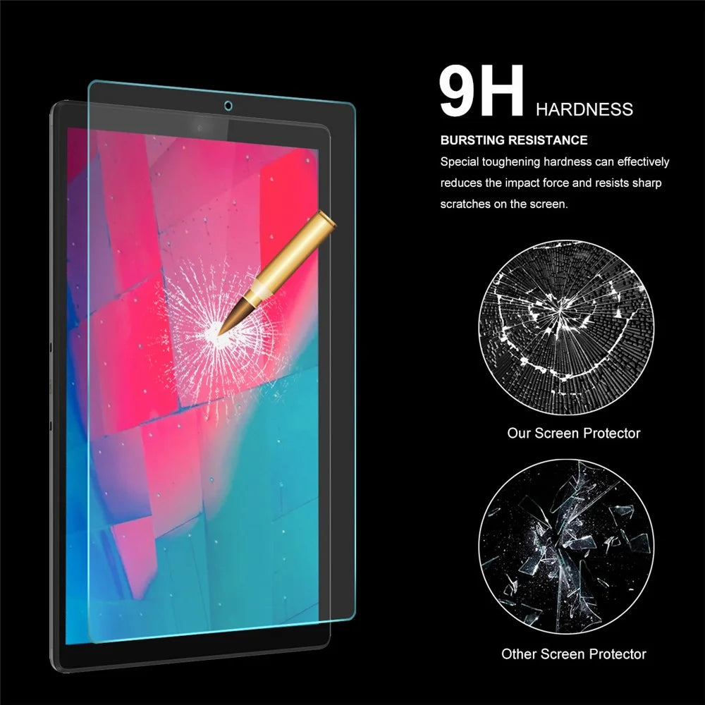 HAT PRINCE 2Pcs/Pack 0.33mm 9H 2.5D Ultra Clear Full Glue Tempered Glass Screen Protector for Lenovo Tab M10 HD Gen 2 Tablet LCD Film - 3