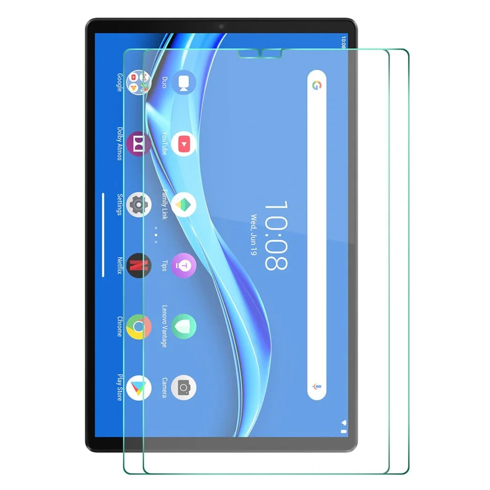 HAT PRINCE 2Pcs/Pack Complete Covering 0.33mm 9H 2.5D Full Glue Tempered Glass Screen Protector for Lenovo Tab M10 Plus TB-X606F/Tab K10 Tablet LCD Film - 1