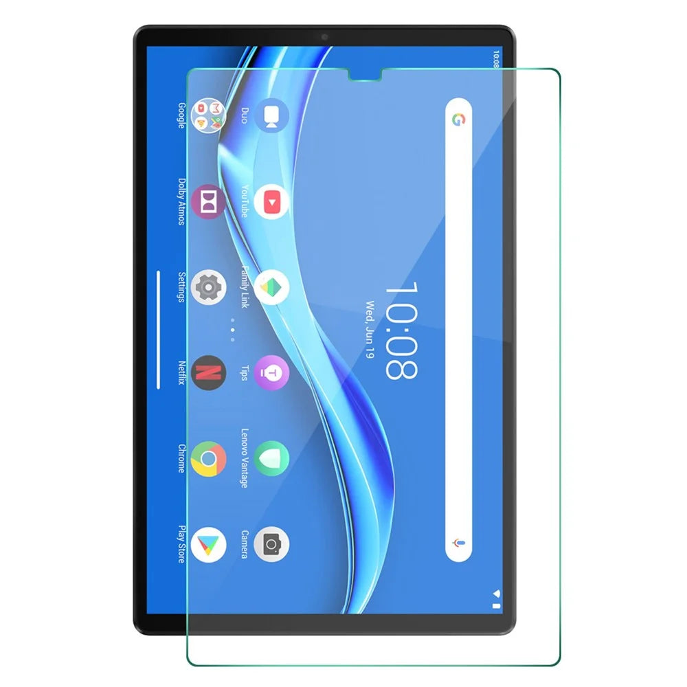 HAT PRINCE Full Coverage 0.33mm 9H 2.5D Tempered Glass Full Glue Screen Protector for Lenovo Tab M10 Plus TB-X606F/Tab K10 Tablet LCD Film - 1