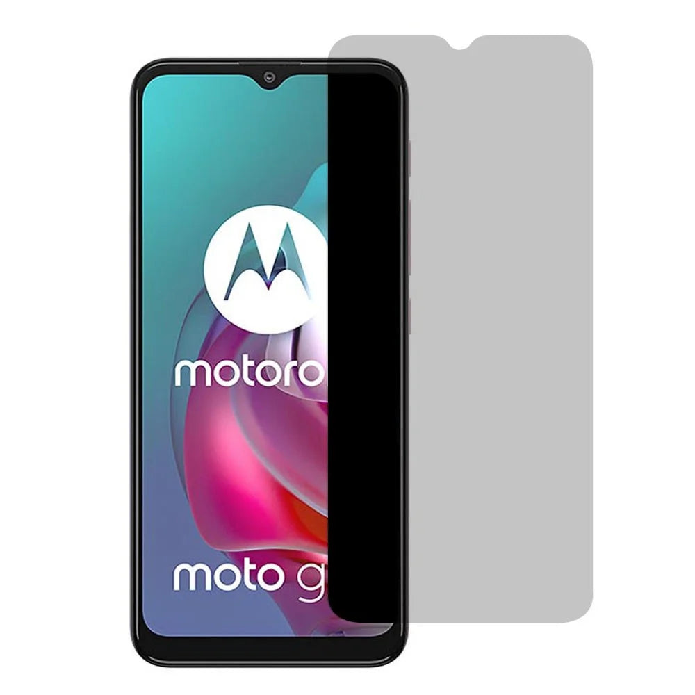 Anti-peep Anti-explosion Full Coverage Tempered Glass Screen Protection Film for Motorola Moto G30/G10 - 1