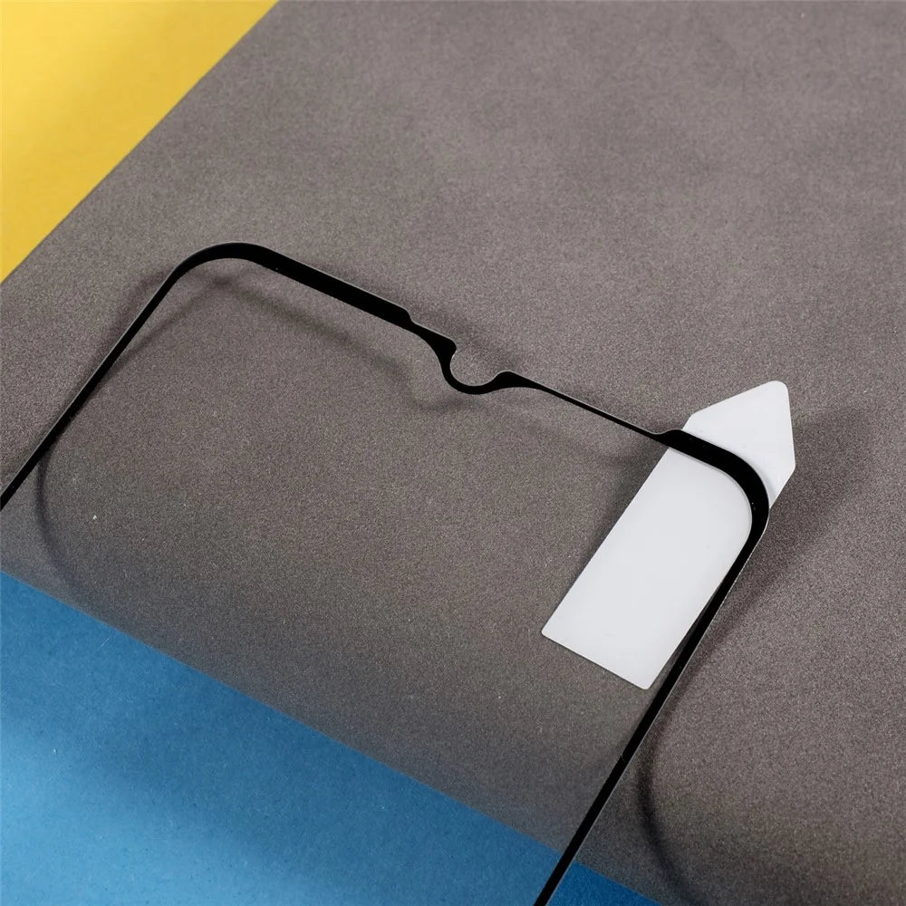 RURIHAI Ultra Thin 0.26mm 2.5D Solid Defense Tempered Glass Full Glue Screen Protector for Motorola Moto G10/G30 - 4