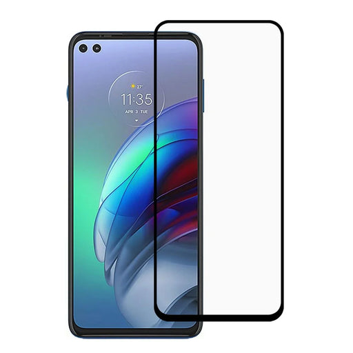RURIHAI Ultra Thin 0.26mm Full Glue 2.5D Solid Defense Tempered Glass Screen Protector for Motorola Moto G100/Edge S/Moto G 5G Plus - 1