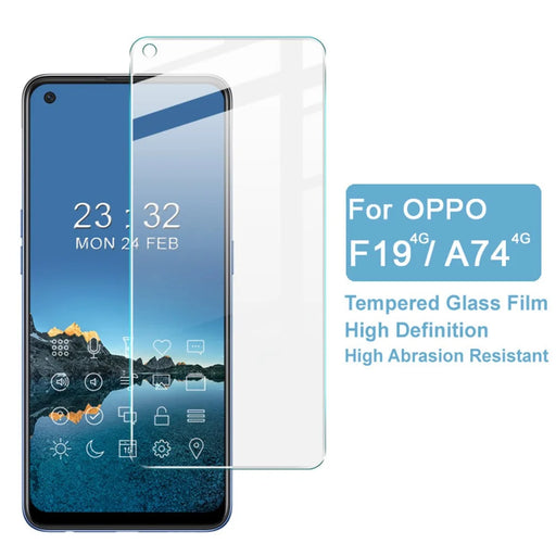 IMAK H Series High Transparency Tempered Glass Screen Protector Film Shield for Oppo F19 4G/A74 4G - 2
