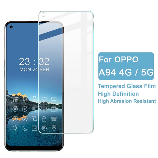 IMAK H Series Ultra Clear Anti-explosion 9H Tempered Glass Screen Protector Film Shield for Oppo A94 4G/5G - 2