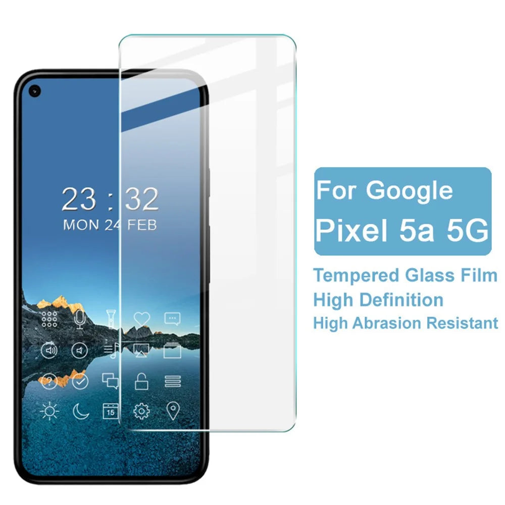 IMAK H Series Shatter-Proof Tempered Glass High Definition Screen Protector Film for Google Pixel 5a 5G - 2