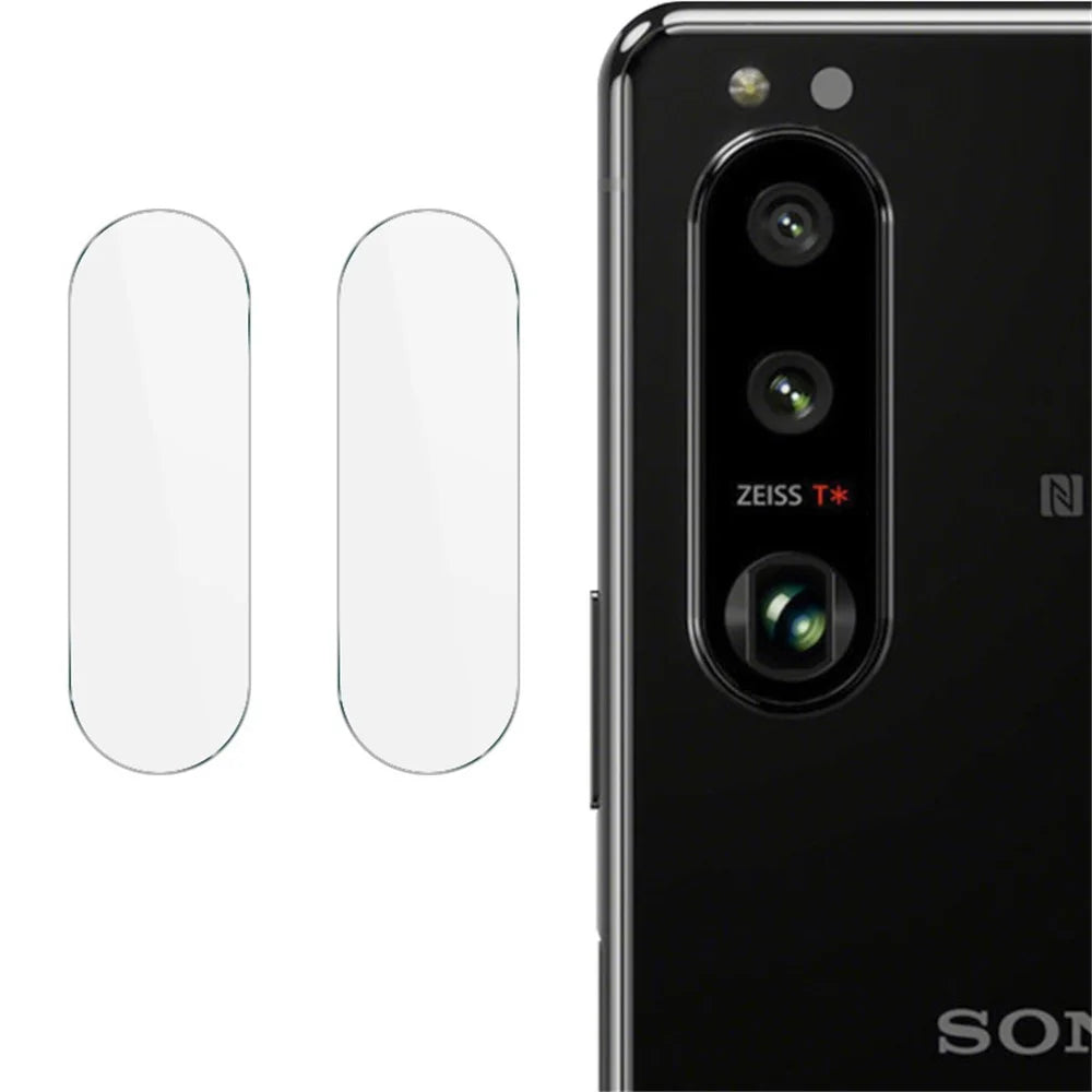 2pcs/Set IMAK Ultra Clear Full Screen Tempered Glass Camera Lens Protector Film for Sony Xperia 5 III - 1