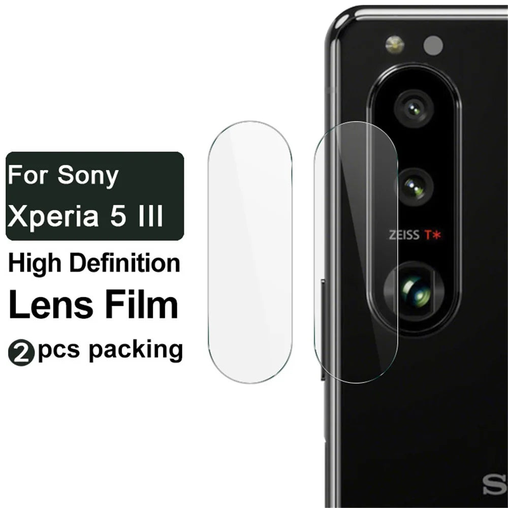 2pcs/Set IMAK Ultra Clear Full Screen Tempered Glass Camera Lens Protector Film for Sony Xperia 5 III - 2
