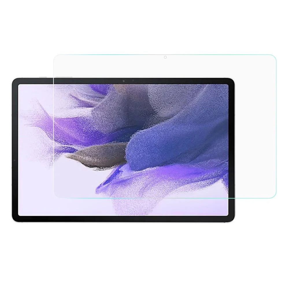 For Samsung Galaxy Tab S10+ / S9+ / S7 FE / S7+ / S8+Tempered Glass Screen Protector 0.3mm Arc Edge Anti-Explosion High Clarity Film - 1
