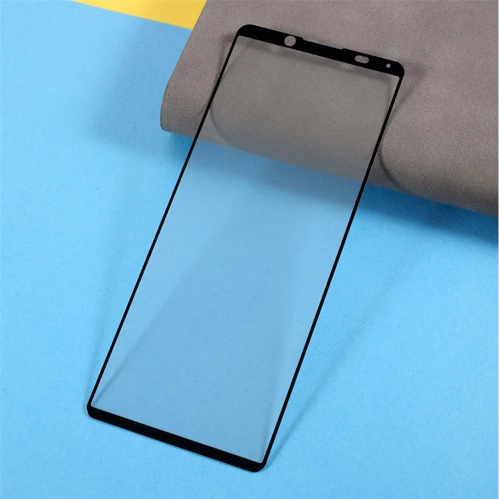 Silk Printing Full Coverage Tempered Glass Screen Protector Film (Full Glue) for Sony Xperia 5 III 5G - 3