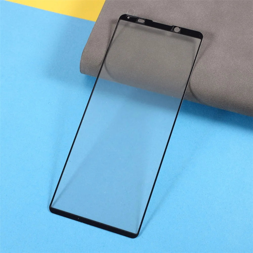 Silk Printing Full Coverage Tempered Glass Screen Protector Film (Full Glue) for Sony Xperia 5 III 5G - 6