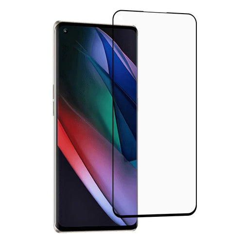 3D Curved Full Size Tempered Glass Screen Protector Anti-explosion (Side Glue) Film for Oppo Find X3 Neo - 1