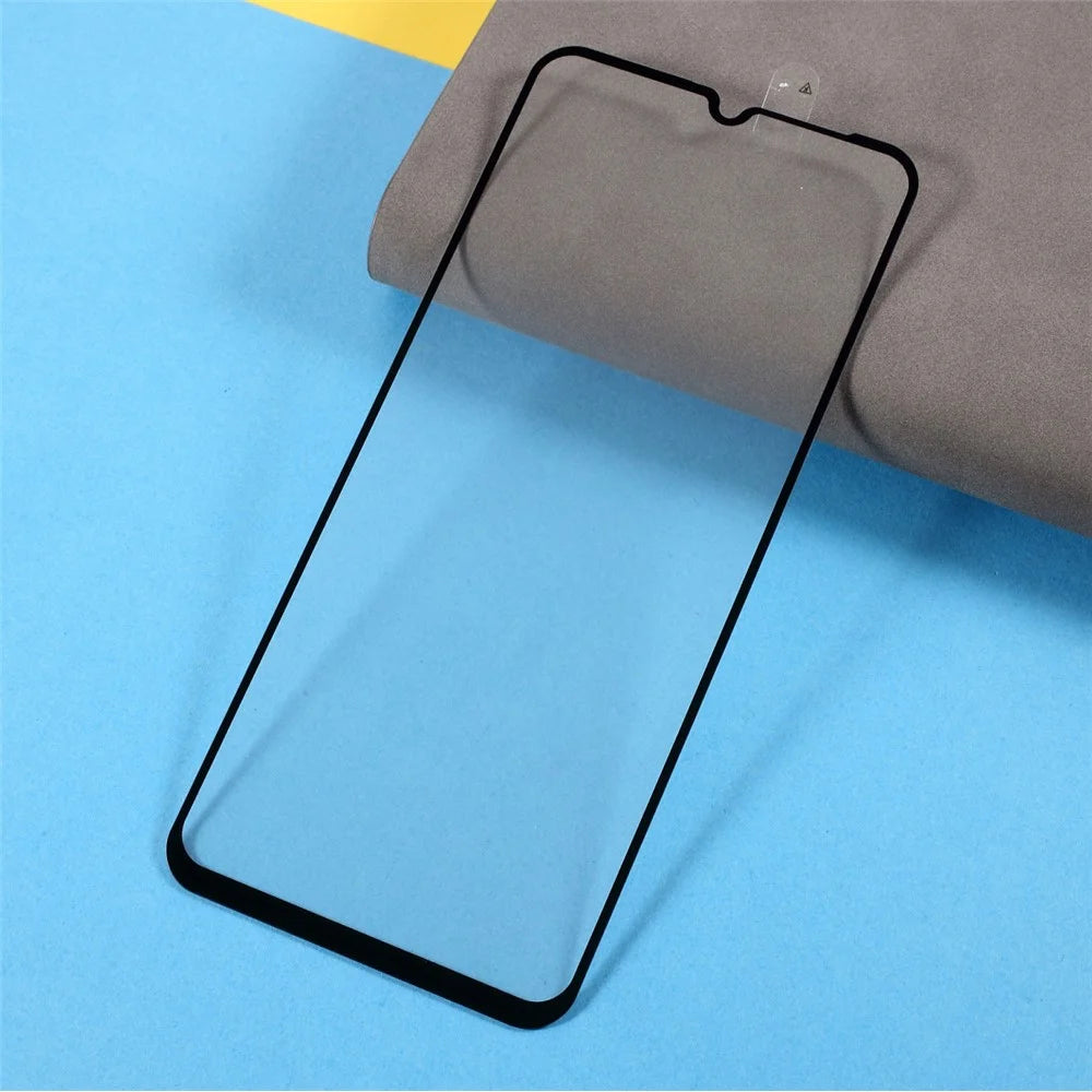 Silk Printing Tempered Glass Protective Film Shield Guard (Full Glue) for Samsung Galaxy A22 5G (EU Version) - 3