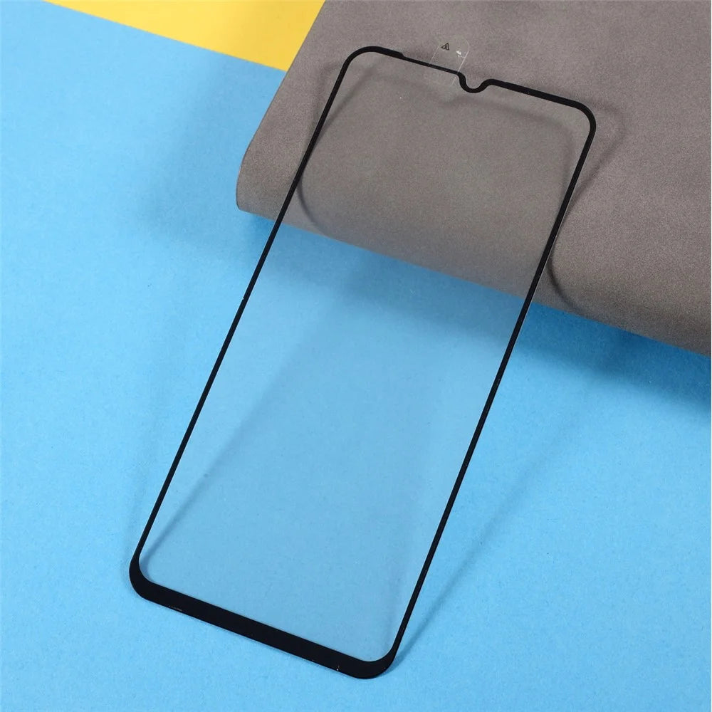 Silk Printing Tempered Glass Protective Film Shield Guard (Full Glue) for Samsung Galaxy A22 5G (EU Version) - 6
