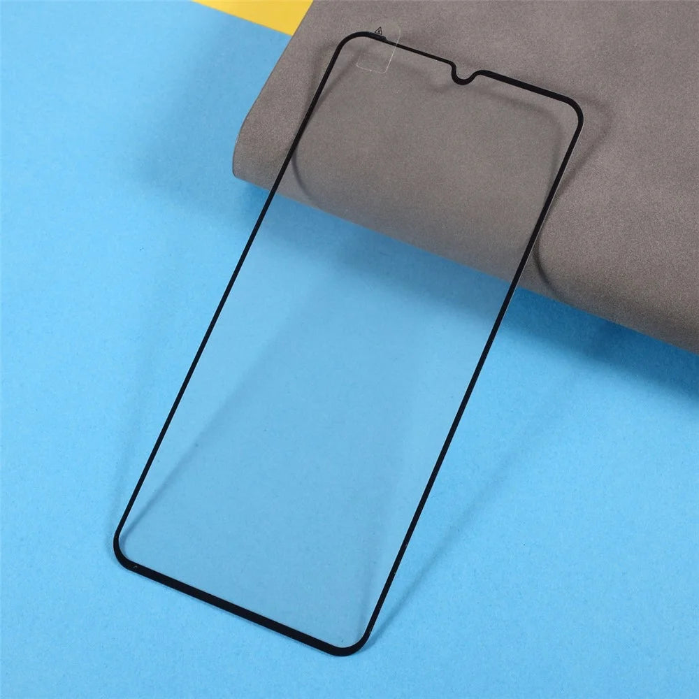 Complete Covering Silk Printing Tempered Glass Screen Protector Film [Full Glue] for Samsung Galaxy A22 4G (EU Version) - 6