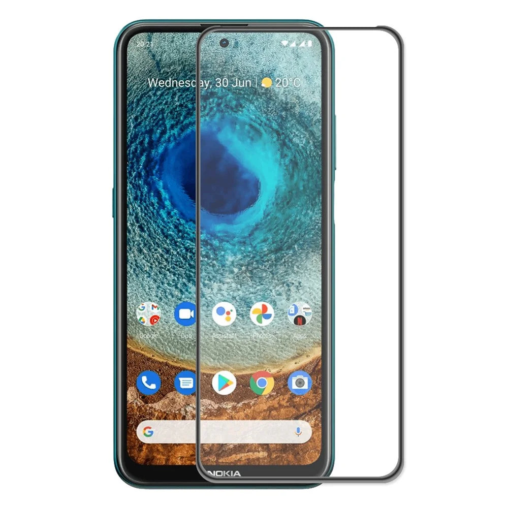 ENKAY HAT PRINCE Full Glue Airbag Anti-Drop Complete Covering Tempered Glass Screen Protector for Nokia X10 / X20 - 1
