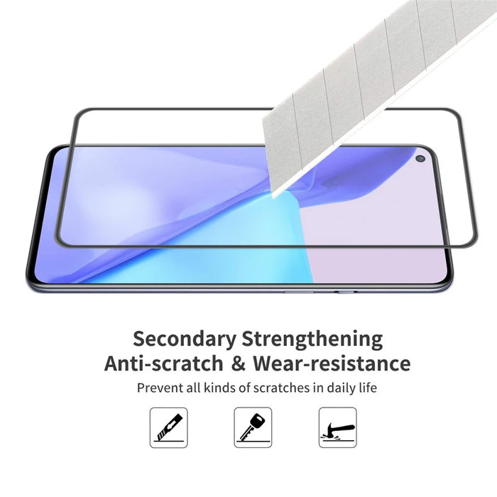 ENKAY HAT PRINCE Full Glue High Definition Complete Covering Anti-Scratch Tempered Glass Screen Protector for OnePlus 9 - 4