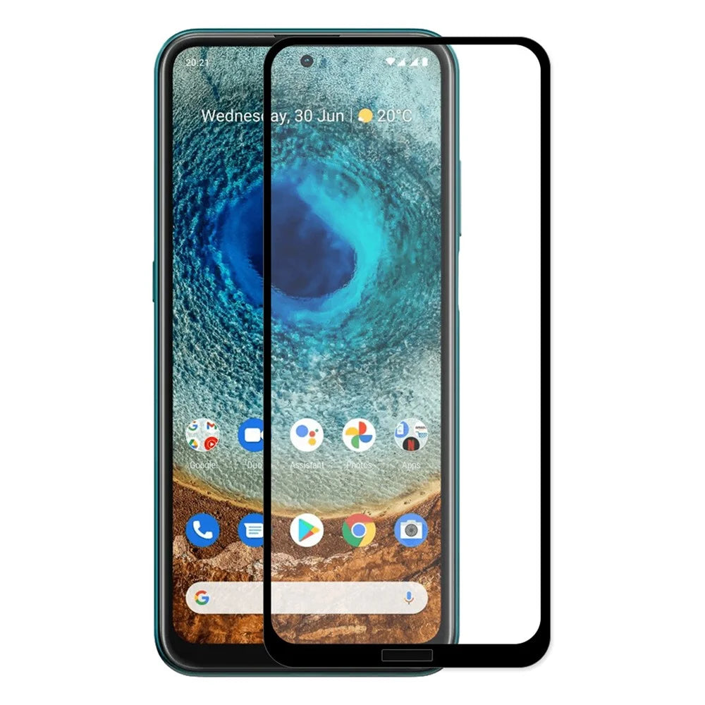 HAT PRINCE 0.26mm 9H 2.5D Full Screen Covering Full Glue Tempered Glass High Transparency Screen Protector for Nokia X10/X20 - 1