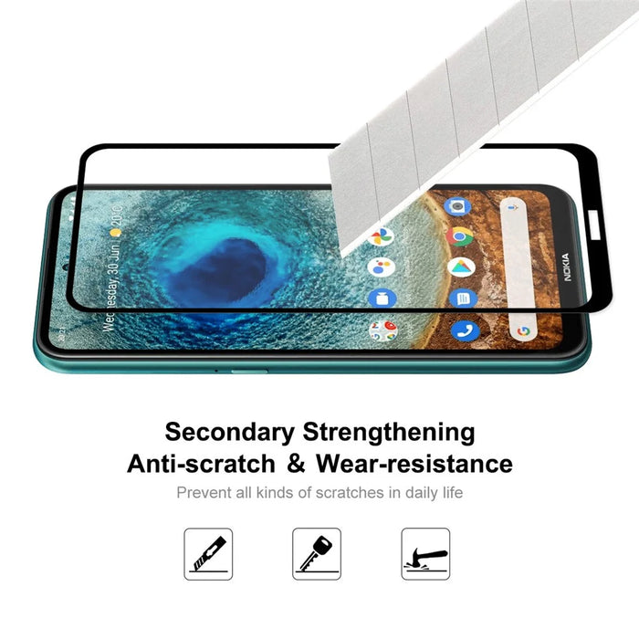 HAT PRINCE 0.26mm 9H 2.5D Full Screen Covering Full Glue Tempered Glass High Transparency Screen Protector for Nokia X10/X20 - 5