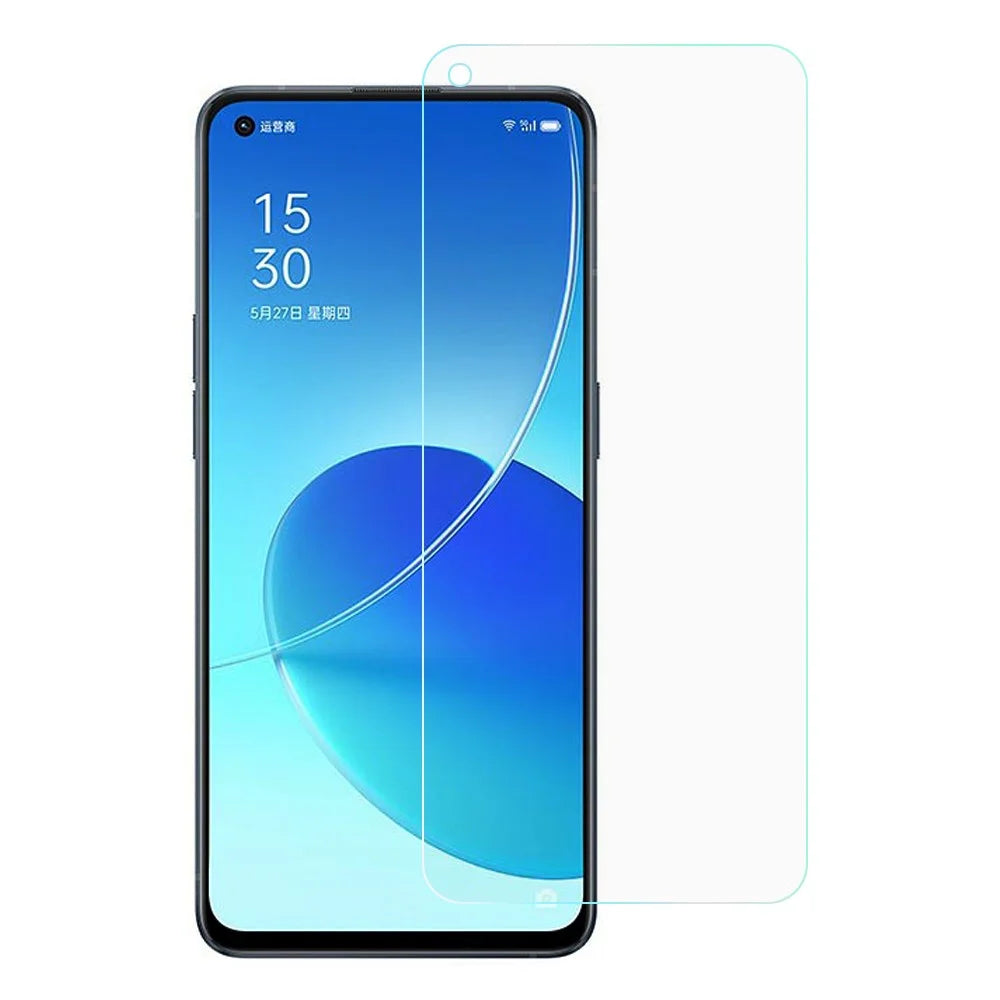 0.3mm Arc Edge Anti-explosion Tempered Glass Screen Protector Guard Film for Oppo Reno6 5G - 1
