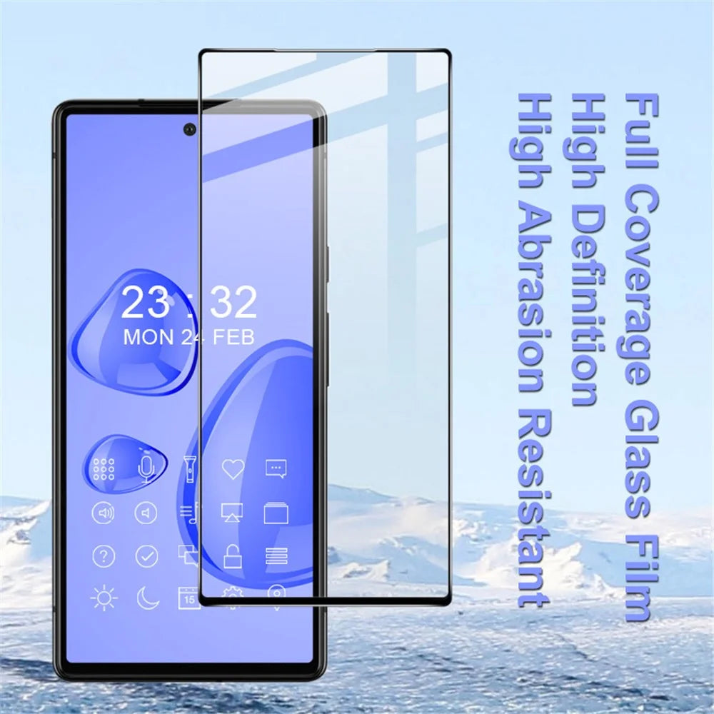 IMAK Pro+ Series Anti-Scratch Full Glue Tempered Glass Complete Covering Screen Film for Google Pixel 6 - 3
